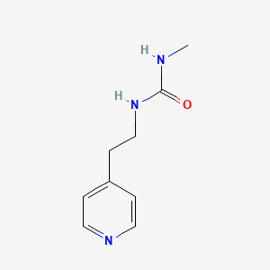 molecular formula C9H13N3O B2625779 3-Methyl-1-[2-(pyridin-4-yl)ethyl]urea CAS No. 1600269-30-4