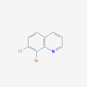 molecular formula C9H5BrClN B2625783 8-Bromo-7-chloroquinoline CAS No. 1447606-16-7