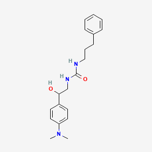 molecular formula C20H27N3O2 B2625787 1-(2-(4-(Dimethylamino)phenyl)-2-hydroxyethyl)-3-(3-phenylpropyl)urea CAS No. 1421489-30-6