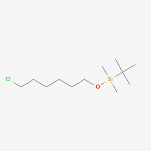 molecular formula C12H27ClOSi B2625796 1-(Tert-butyl-dimethylsilyloxy)-6-chloro-hexane CAS No. 59431-24-2