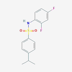N-(2,4-difluorophenyl)-4-isopropylbenzenesulfonamide