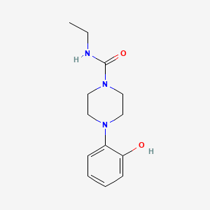 1-(2-Hydroxyphenyl)-4-ethylcarbamoyl-piperazine