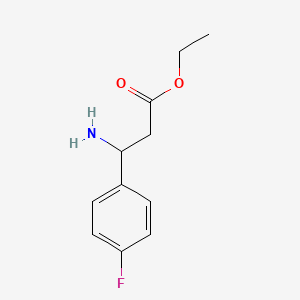 Ethyl 3-amino-3-(4-fluorophenyl)propanoate