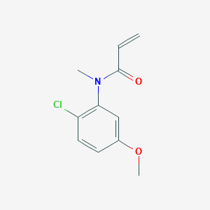 molecular formula C11H12ClNO2 B2625853 N-(2-Chloro-5-methoxyphenyl)-N-methylprop-2-enamide CAS No. 2361657-52-3