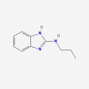 molecular formula C10H13N3 B2625893 N-丙基-1H-苯并咪唑-2-胺 CAS No. 78508-36-8