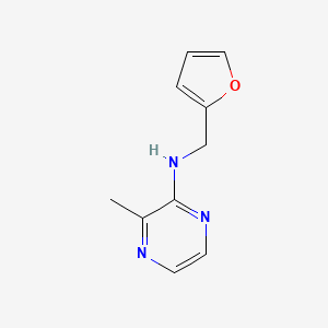 molecular formula C10H11N3O B2625898 N-(呋喃-2-基甲基)-3-甲基吡嗪-2-胺 CAS No. 1558516-54-3