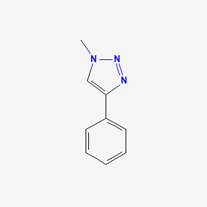 molecular formula C9H9N3 B2625900 1-甲基-4-苯基-1H-1,2,3-三唑 CAS No. 15965-36-3