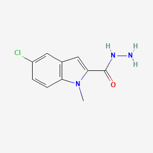 molecular formula C10H10ClN3O B2625942 5-chloro-1-methyl-1H-indole-2-carbohydrazide CAS No. 162081-27-8
