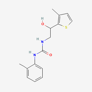 1-(2-Hydroxy-2-(3-methylthiophen-2-yl)ethyl)-3-(o-tolyl)urea