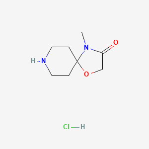 4-Methyl-1-oxa-4,8-diazaspiro[4.5]decan-3-one;hydrochloride