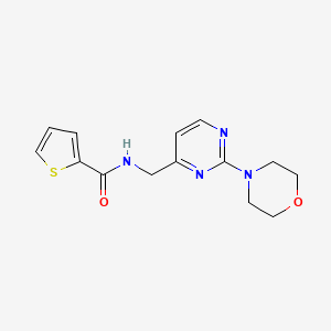 N-((2-morpholinopyrimidin-4-yl)methyl)thiophene-2-carboxamide
