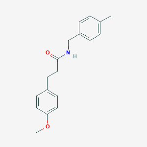 3-(4-methoxyphenyl)-N-(4-methylbenzyl)propanamide