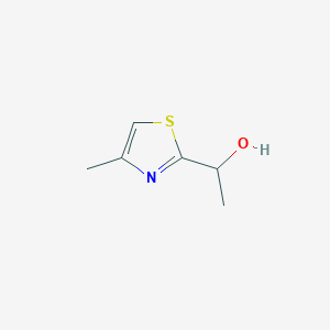 molecular formula C6H9NOS B2626075 1-(4-Methyl-1,3-thiazol-2-yl)ethan-1-ol CAS No. 7586-99-4