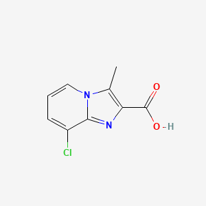 molecular formula C19H20N2O2S2 B2626084 8-Chloro-3-methylimidazo[1,2-a]pyridine-2-carboxylic acid CAS No. 1159827-25-4