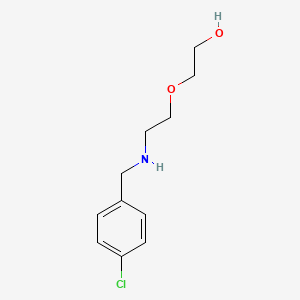 molecular formula C11H16ClNO2 B2626086 2-[2-[(4-Chlorophenyl)methylamino]ethoxy]ethanol CAS No. 869947-27-3