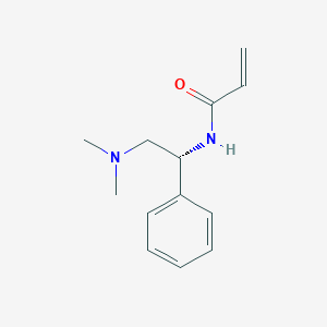 molecular formula C13H18N2O B2626087 N-[(1R)-2-(Dimethylamino)-1-phenylethyl]prop-2-enamide CAS No. 2411177-59-6