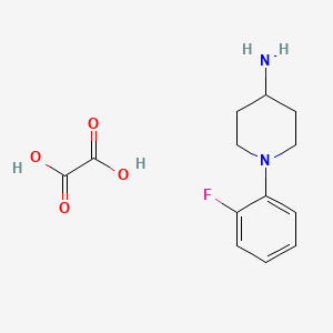 molecular formula C13H17FN2O4 B2626124 1-(2-Fluorophenyl)-4-piperidinamine oxalate CAS No. 1185530-97-5; 1609403-94-2