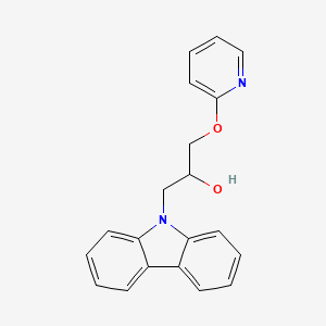 molecular formula C20H18N2O2 B2626147 1-(9H-carbazol-9-yl)-3-(2-pyridinyloxy)-2-propanol CAS No. 2305497-68-9