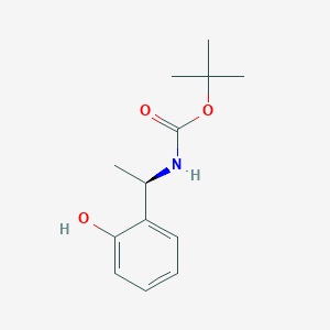 molecular formula C13H19NO3 B2626157 tert-Butyl (R)-(1-(2-hydroxyphenyl)ethyl)carbamate CAS No. 2089246-33-1