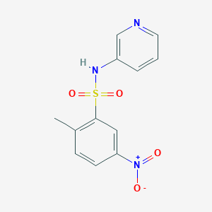 2-methyl-5-nitro-N-(pyridin-3-yl)benzene-1-sulfonamide