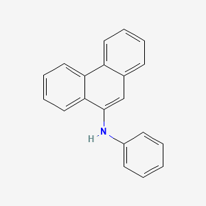 molecular formula C20H15N B2626171 N-phenylphenanthren-9-amine CAS No. 3920-79-4