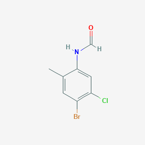 N-(4-Bromo-5-chloro-2-methylphenyl)formamide