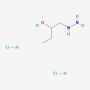 molecular formula C4H14Cl2N2O B2626204 二盐酸1-肼基丁烷-2-醇 CAS No. 1909309-22-3