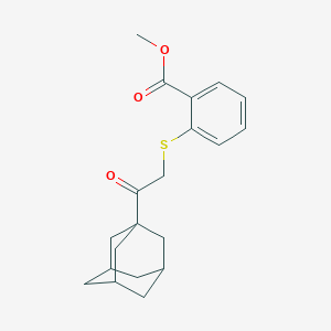 Methyl 2-{[2-(1-adamantyl)-2-oxoethyl]sulfanyl}benzoate