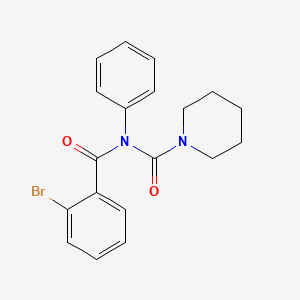molecular formula C19H19BrN2O2 B2626240 N-(2-bromobenzoyl)-N-phenylpiperidine-1-carboxamide CAS No. 941914-18-7