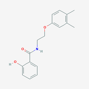 N-[2-(3,4-dimethylphenoxy)ethyl]-2-hydroxybenzamide