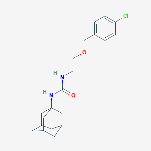 molecular formula C20H27ClN2O2 B262629 N-(1-adamantyl)-N'-{2-[(4-chlorobenzyl)oxy]ethyl}urea 
