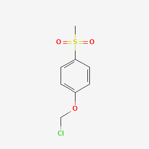 molecular formula C8H9ClO3S B2626308 1-(Chloromethoxy)-4-methylsulfonylbenzene CAS No. 1538084-42-2