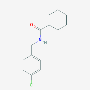 molecular formula C14H18ClNO B262633 N-(4-chlorobenzyl)cyclohexanecarboxamide 
