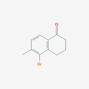 molecular formula C11H11BrO B2626337 5-Bromo-6-methyl-3,4-dihydronaphthalen-1(2H)-one CAS No. 1260010-40-9