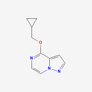 B2626402 4-(Cyclopropylmethoxy)pyrazolo[1,5-a]pyrazine CAS No. 2202248-16-4