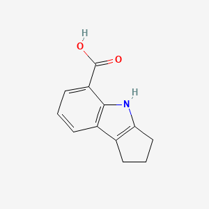 molecular formula C12H11NO2 B2626407 1,2,3,4-四氢环戊[b]吲哚-5-羧酸 CAS No. 422312-00-3