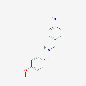 N-[4-(diethylamino)benzyl]-N-(4-methoxybenzyl)amine