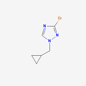 B2626443 3-bromo-1-(cyclopropylmethyl)-1H-1,2,4-triazole CAS No. 1849334-21-9