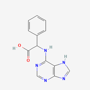 phenyl(9H-purin-6-ylamino)acetic acid
