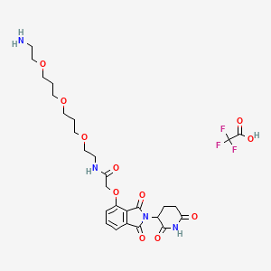 molecular formula C27H35F3N4O11 B2626524 E3 Ligase Ligand-Linker Conjugates 23 TFA 