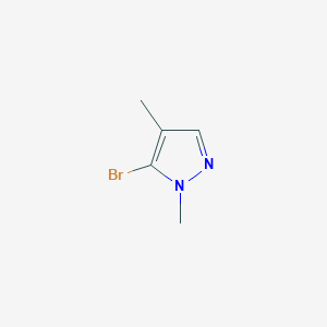 molecular formula C5H7BrN2 B2626536 5-溴-1,4-二甲基-1H-吡唑 CAS No. 1393583-34-0