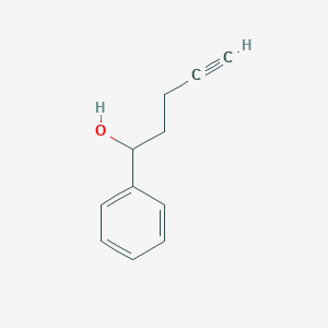 molecular formula C11H12O B2626552 苯甲醇，α-3-丁炔-1-基- CAS No. 19082-37-2