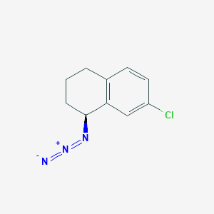 molecular formula C10H10ClN3 B2626555 (1S)-1-叠氮-7-氯-1,2,3,4-四氢萘 CAS No. 2044706-39-8