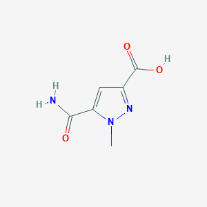 5-carbamoyl-1-methyl-1H-pyrazole-3-carboxylic acid