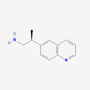 (2S)-2-Quinolin-6-ylpropan-1-amine