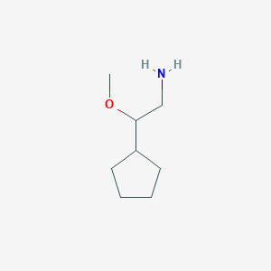 2-Cyclopentyl-2-methoxyethan-1-amine