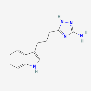 5-(3-(1H-indol-3-yl)propyl)-1H-1,2,4-triazol-3-amine