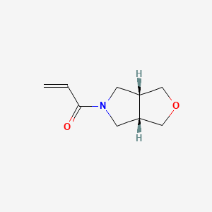 1-[(3Ar,6aS)-1,3,3a,4,6,6a-hexahydrofuro[3,4-c]pyrrol-5-yl]prop-2-en-1-one