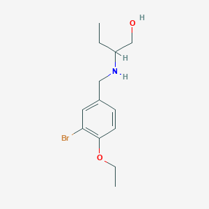2-[(3-Bromo-4-ethoxybenzyl)amino]-1-butanol