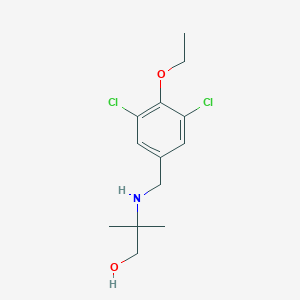 2-[(3,5-Dichloro-4-ethoxybenzyl)amino]-2-methylpropan-1-ol